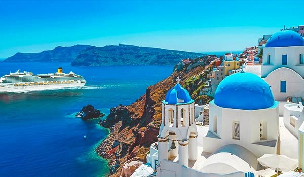 Itinerario de viaje a Turquía y Grecia 2025 y 2026: Estambul, Ankara, Capadocia, Pamukkale, Éfeso (Selçuk), Kuşadası, Patmos, Pireo, Santorini, Mykonos y Bursa | EVT20150